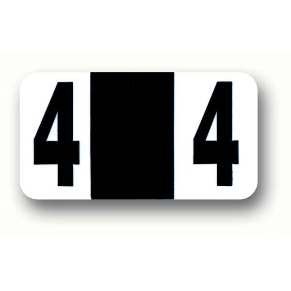 Color Coded Number Labels: 4 Pk, Asp, Mfr#: 314-01
